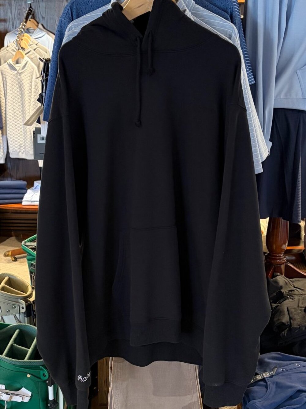 Malbon Golf Evergreen GD Hooded Sweatshirt